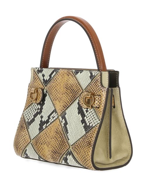 BORSA PETITE DOUBLE LEE RADZIWILL CON RILIEVO A TRAPEZIO Tory burch | 154594960